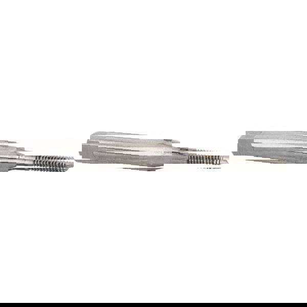 Straight Flute Tap: #1-64 UNC, 2 Flutes, Plug, 2B Class of Fit, High Speed Steel, Bright/Uncoated