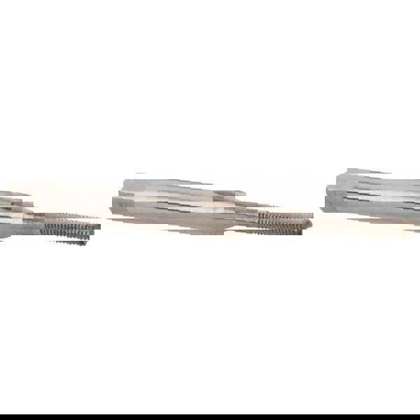 Straight Flute Tap: #1-72 UNF, 2 Flutes, Bottoming, 2B Class of Fit, High Speed Steel, Bright/Uncoated