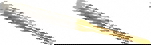 Spiral Point Tap: #2-56, UNC, 2 Flutes, Plug, 2B, High Speed Steel, TiN Finish