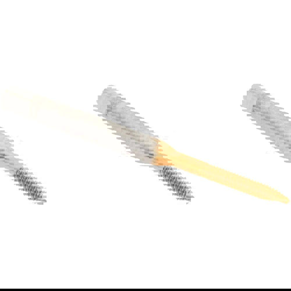 Spiral Point Tap: #2-56 UNC, 2 Flutes, Plug, 2B Class of Fit, High Speed Steel, TiN Coated