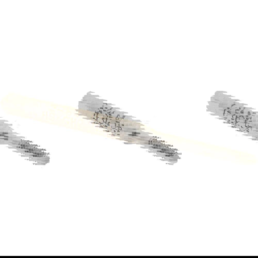 Spiral Point Tap: #2-64, UNF, 2 Flutes, Plug, 2B, High Speed Steel, Bright Finish