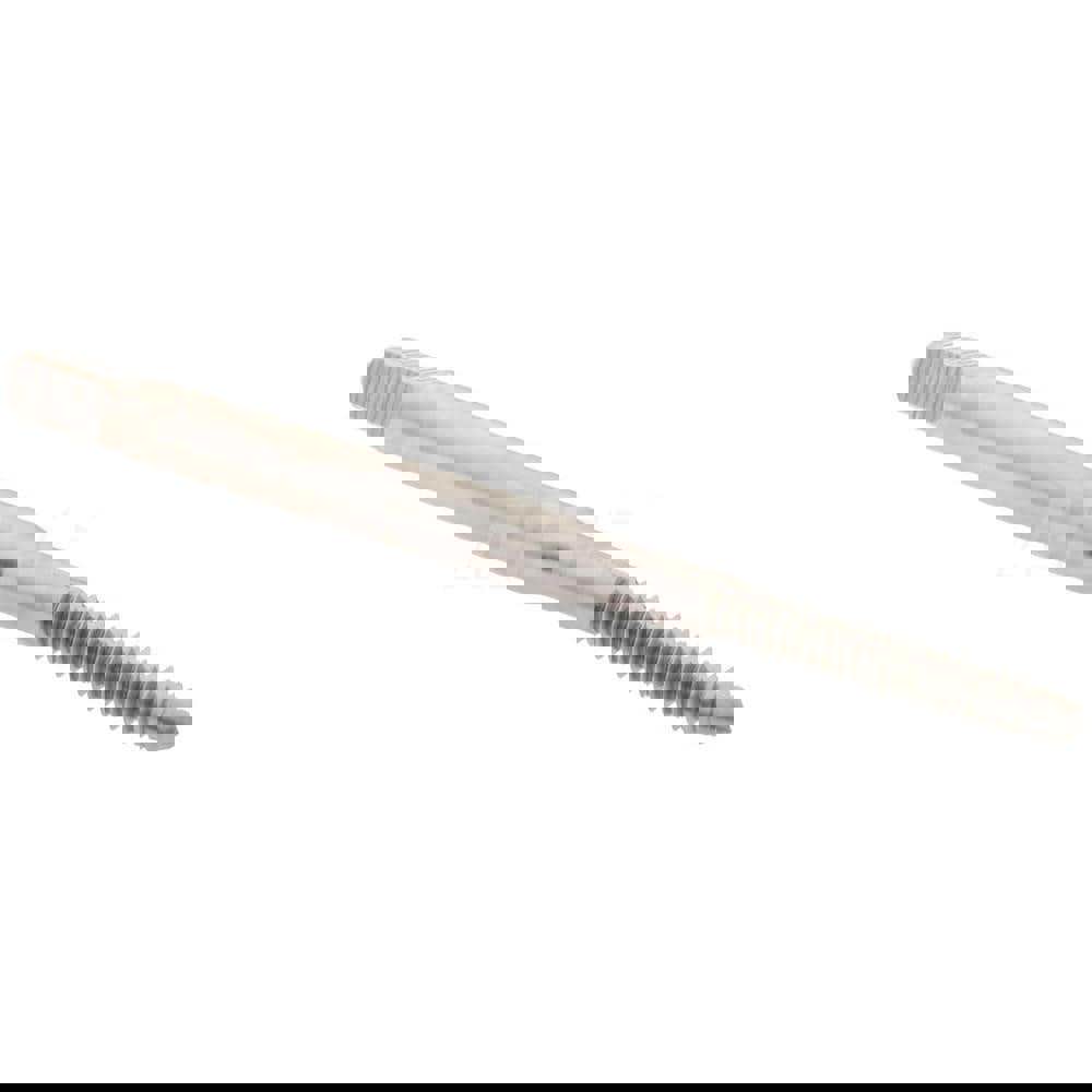 Straight Flute Tap: #4-40 UNC, 2 Flutes, Plug, 2B/3B Class of Fit, High Speed Steel, Bright/Uncoated