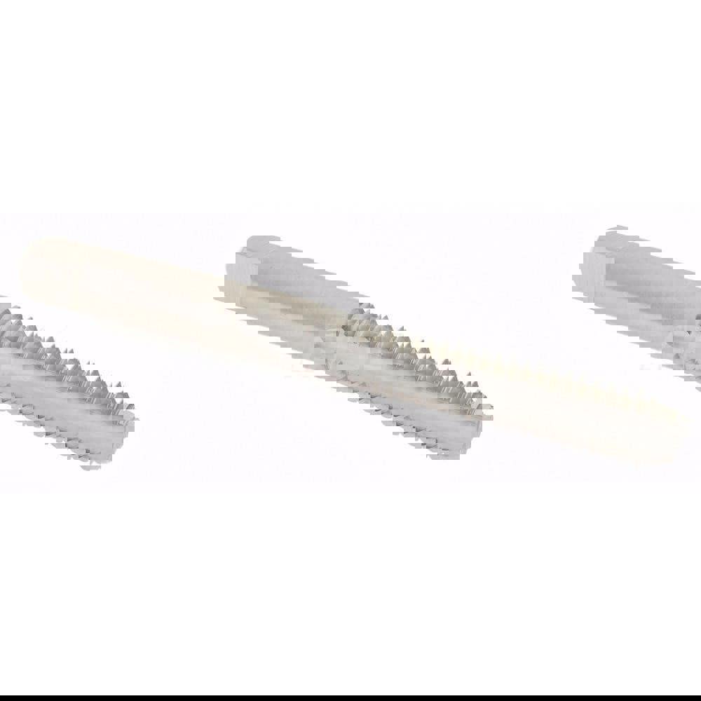 Straight Flute Tap: 1/4-20 UNC, 3 Flutes, Bottoming, High Speed Steel, Bright/Uncoated