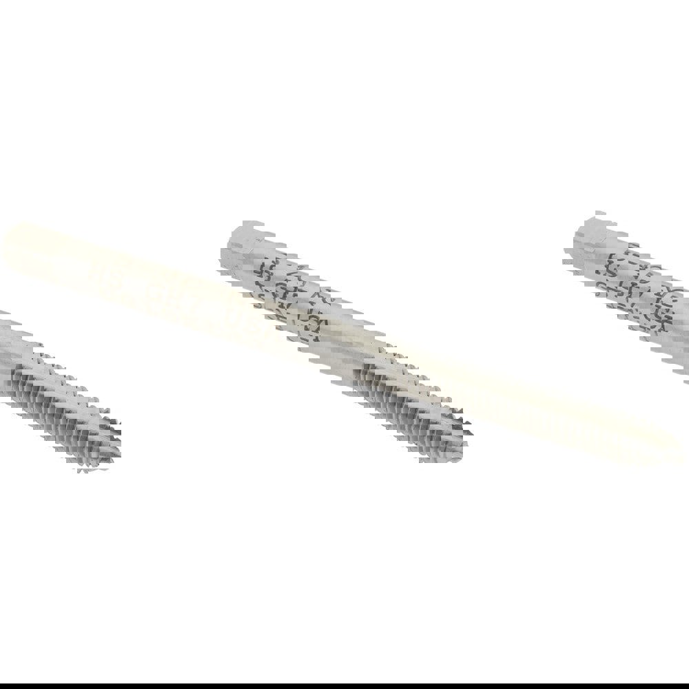 Spiral Point Tap: #5-40 UNC, 2 Flutes, Plug, High Speed Steel, Bright Finish