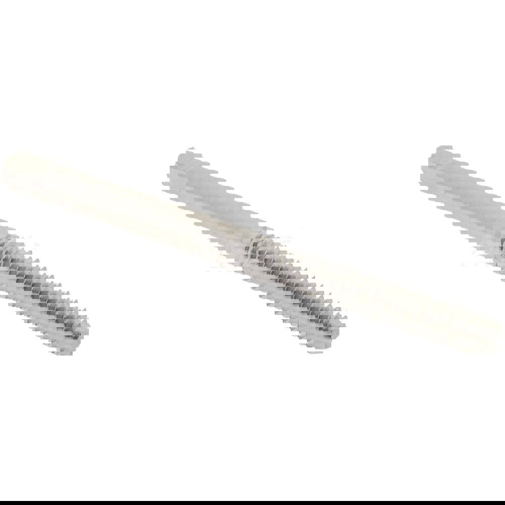 Straight Flute Tap: #6-32 UNC, 3 Flutes, Bottoming, 3B Class of Fit, High Speed Steel, Bright/Uncoated