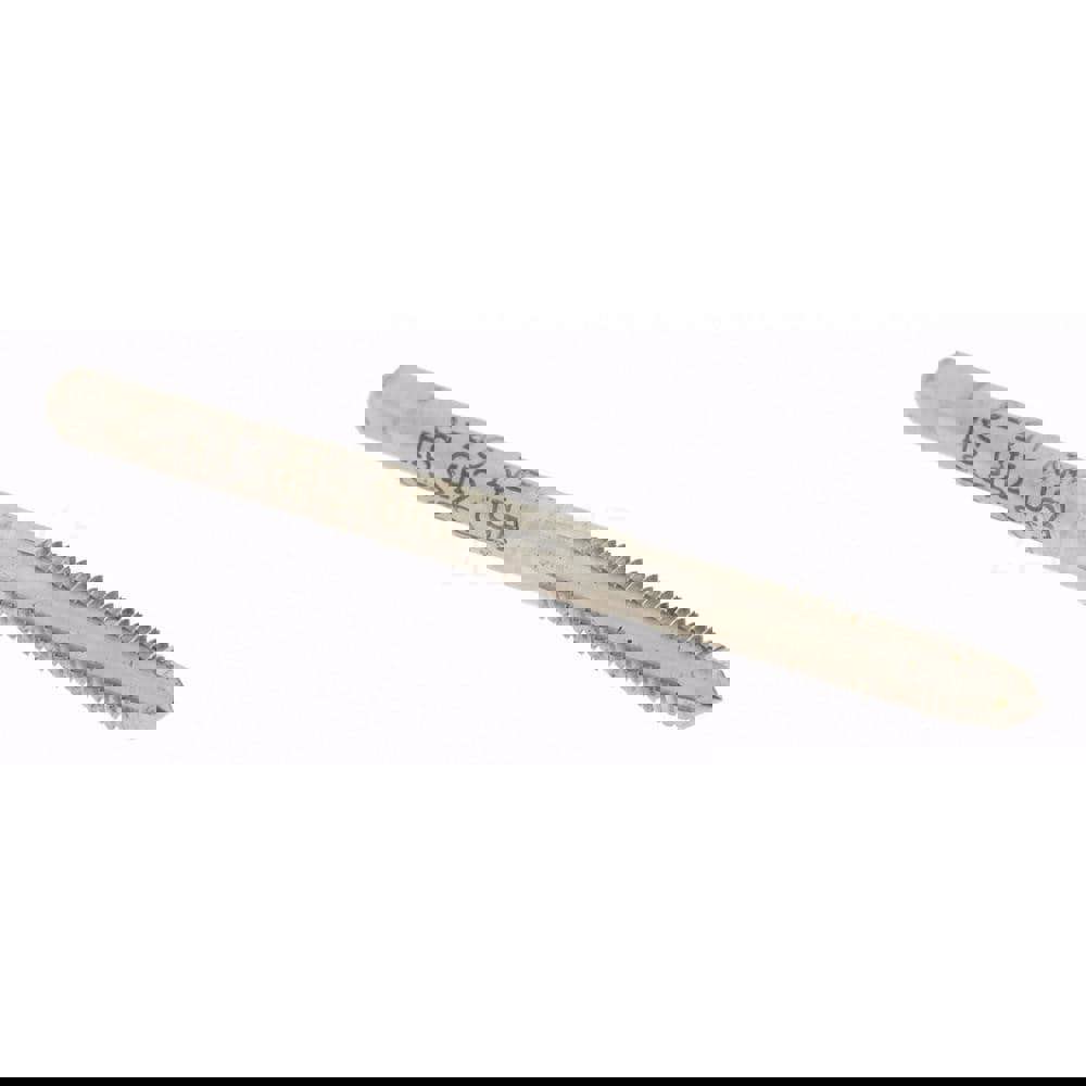 Straight Flute Tap: #6-40 UNF, 3 Flutes, Plug, 2B/3B Class of Fit, High Speed Steel, Bright/Uncoated