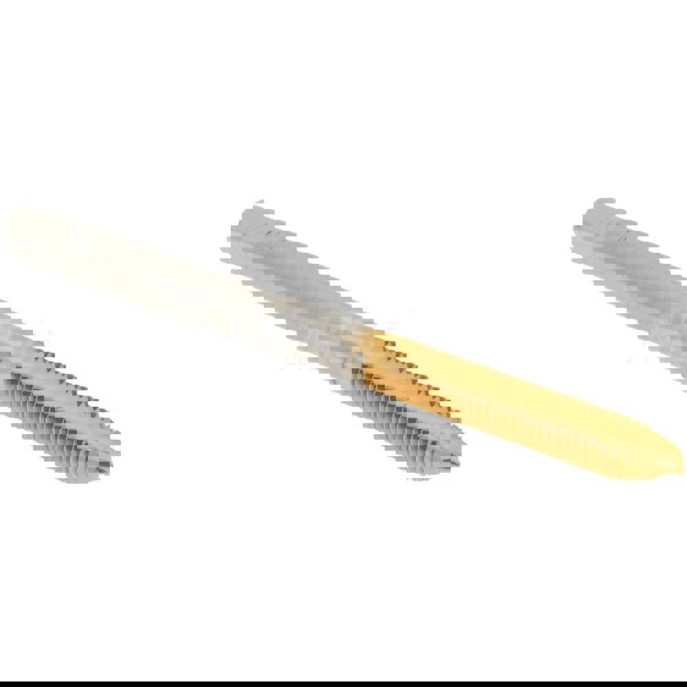 Spiral Point Tap: #6-40 UNF, 2 Flutes, Plug, 2B/3B Class of Fit, High Speed Steel, TiN Coated