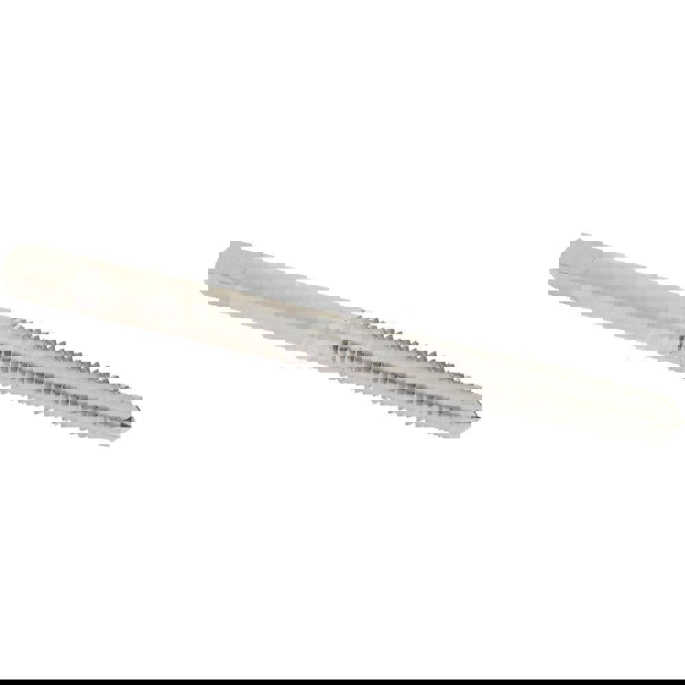 Straight Flute Tap: #8-32 UNC, 4 Flutes, Taper, 3B Class of Fit, High Speed Steel, Bright/Uncoated