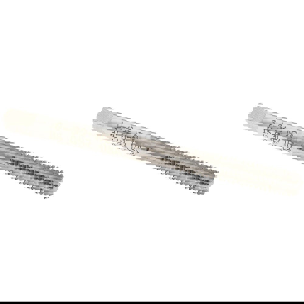 Straight Flute Tap: #8-32 UNC, 4 Flutes, Bottoming, High Speed Steel, Bright/Uncoated