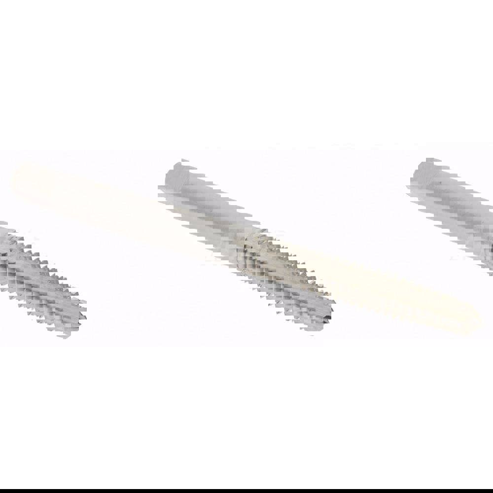 Straight Flute Tap: #10-24 UNC, 4 Flutes, Taper, High Speed Steel, Bright/Uncoated