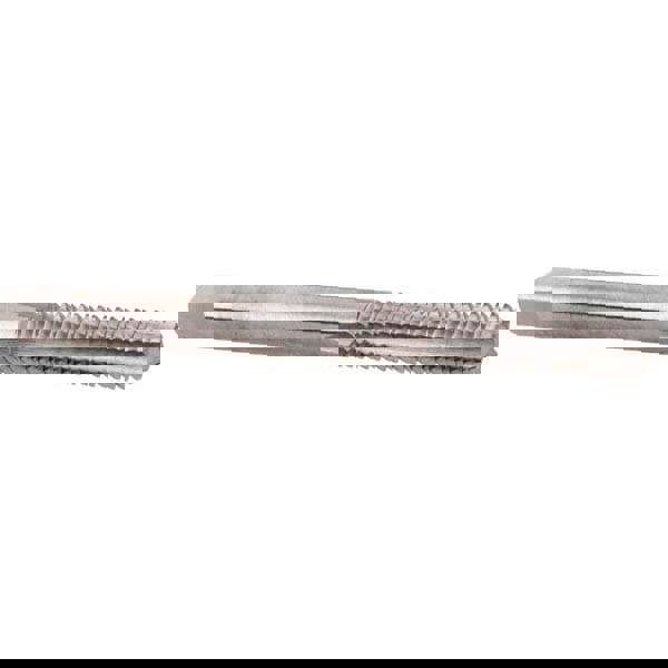 Straight Flute Tap: #10-24 UNC, 4 Flutes, Bottoming, High Speed Steel, Bright/Uncoated