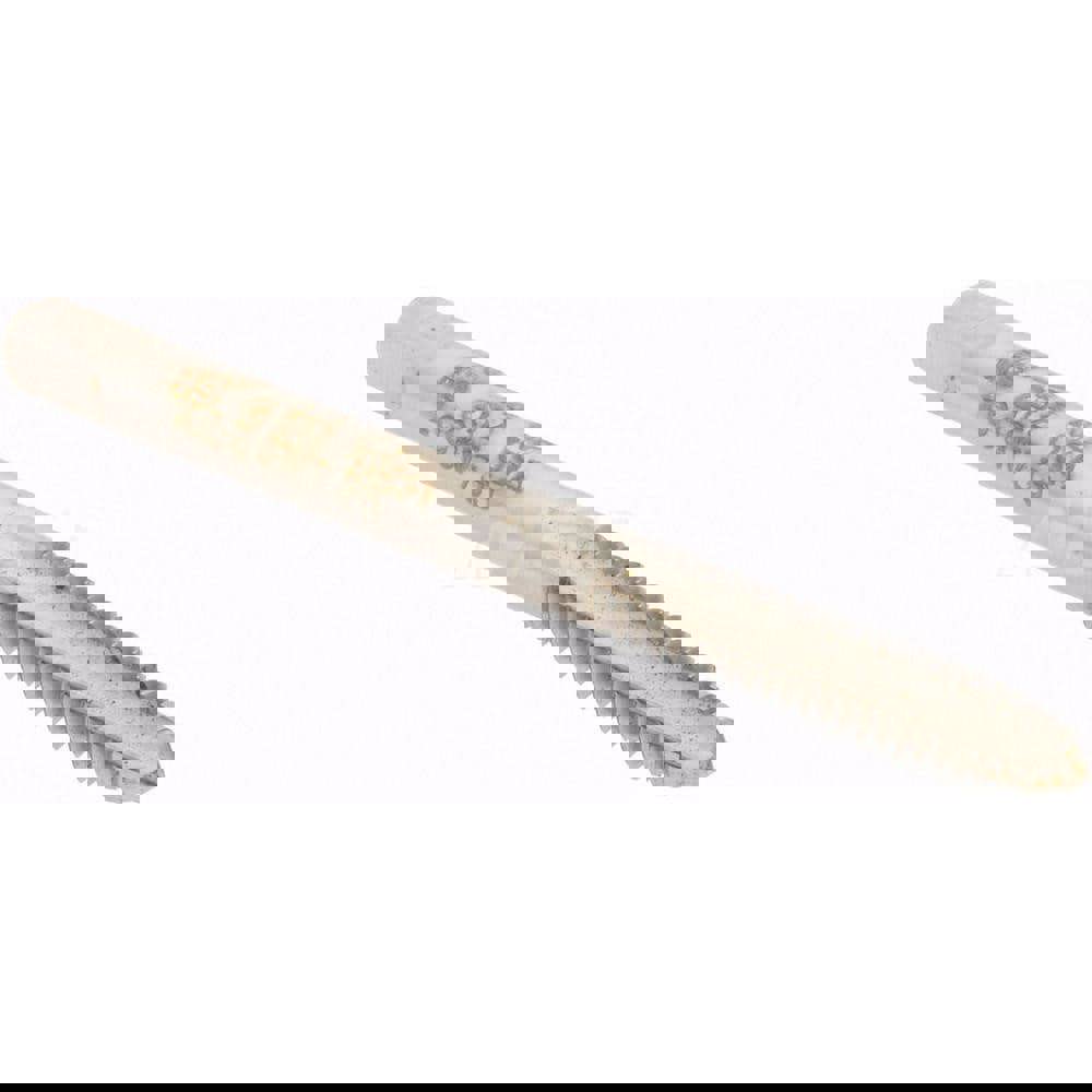 Straight Flute Tap: #10-24 UNC, 3 Flutes, Plug, High Speed Steel, Bright/Uncoated