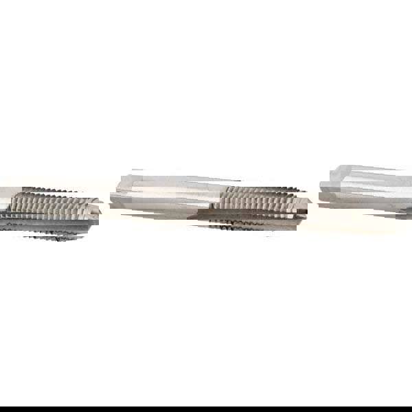 Straight Flute Tap: #10-32 UNF, 2 Flutes, Plug, High Speed Steel, Bright/Uncoated