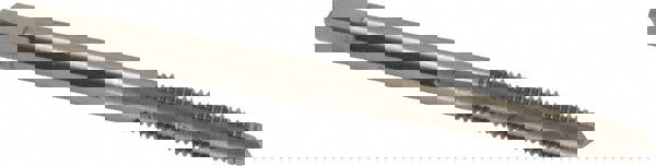 Straight Flute Tap: #10-32 UNF, 3 Flutes, Plug, High Speed Steel, Bright/Uncoated