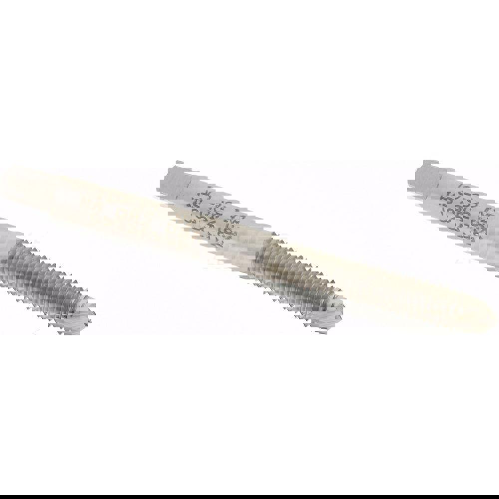 Spiral Point Tap: #10-32 UNF, 2 Flutes, Plug, 3B Class of Fit, High Speed Steel, Bright Finish