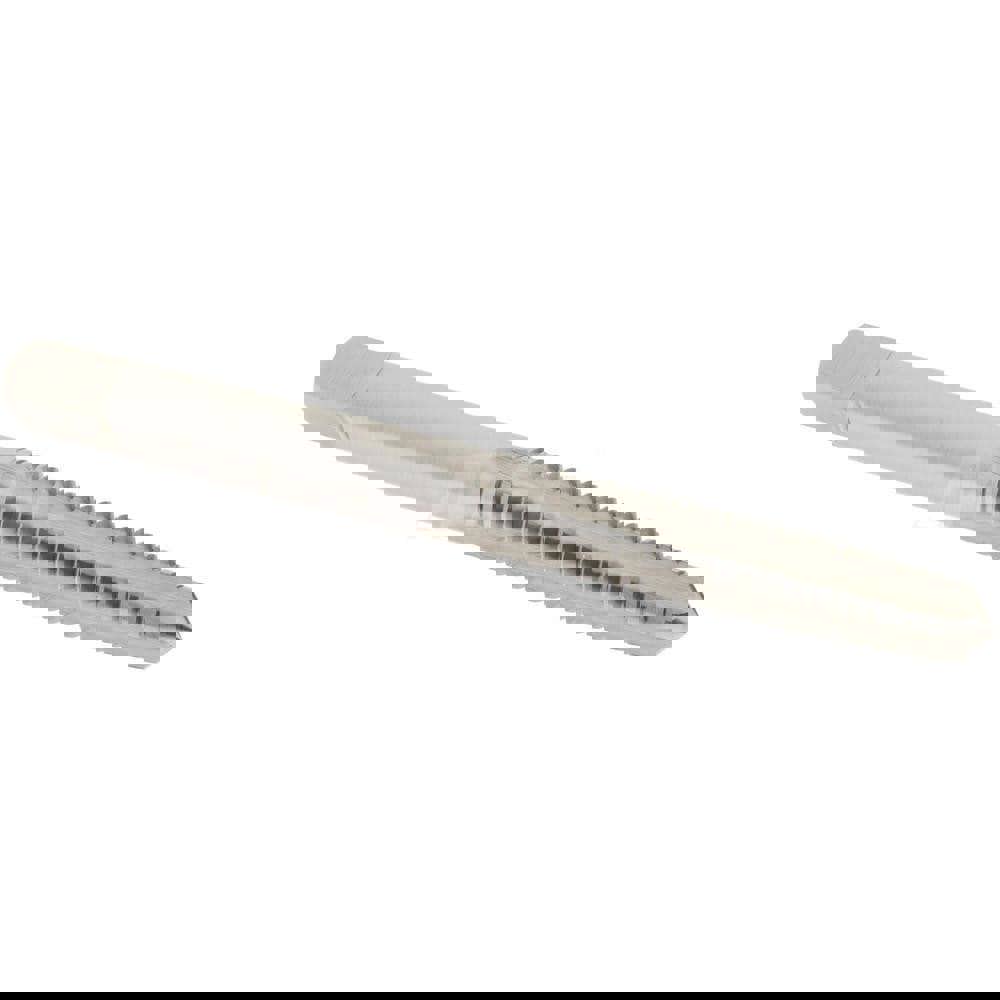 Straight Flute Tap: #12-24 UNC, 4 Flutes, Taper, 2B/3B Class of Fit, High Speed Steel, Bright/Uncoated