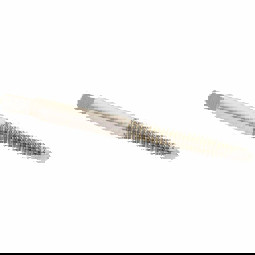 Spiral Point Tap: #12-24 UNC, 2 Flutes, Plug, 2B/3B Class of Fit, High Speed Steel, Bright Finish