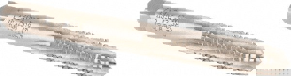 Straight Flute Tap: 1/4-20 UNC, 4 Flutes, Plug, 3B Class of Fit, High Speed Steel, Bright/Uncoated