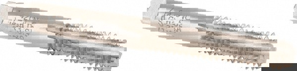 Straight Flute Tap: 1/4-20 UNC, 4 Flutes, Bottoming, 3B Class of Fit, High Speed Steel, Bright/Uncoated