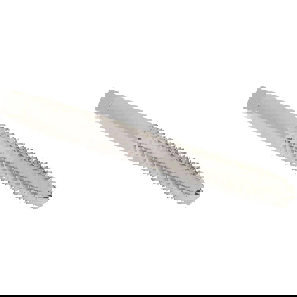 Straight Flute Tap: 1/4-20 UNC, 4 Flutes, Plug, 2B Class of Fit, High Speed Steel, Bright/Uncoated