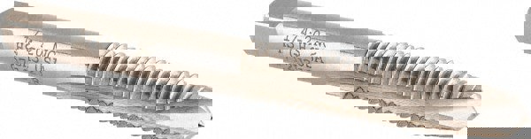 Spiral Point Tap: 1/4-20 UNC, 2 Flutes, Plug, 3B Class of Fit, High Speed Steel, Bright Finish