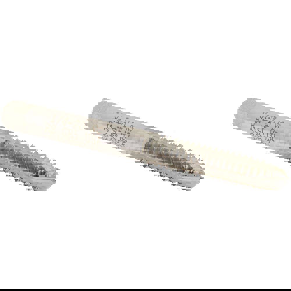 Spiral Point Tap: 1/4-20 UNC, 3 Flutes, Plug, 2B Class of Fit, High Speed Steel, Bright Finish