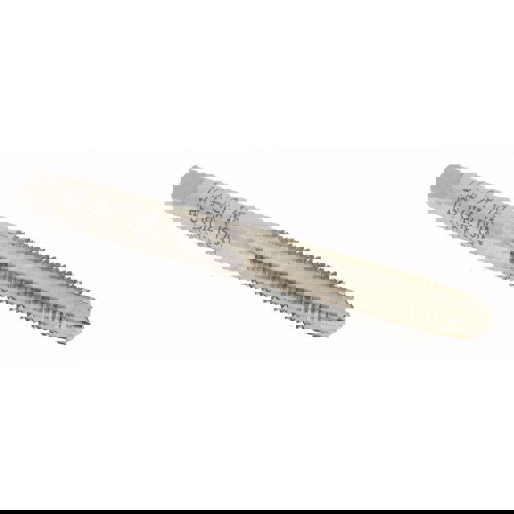 Straight Flute Tap: 1/4-28 UNF, 4 Flutes, Taper, High Speed Steel, Bright/Uncoated