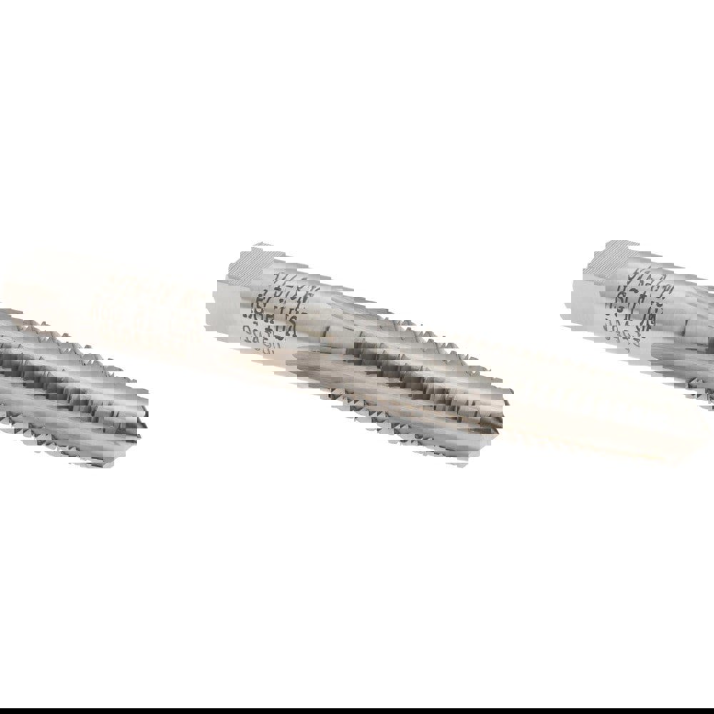 Straight Flute Tap: 5/16-18 UNC, 4 Flute, Taper Chamfer, HSS, Bright/Uncoated Finish