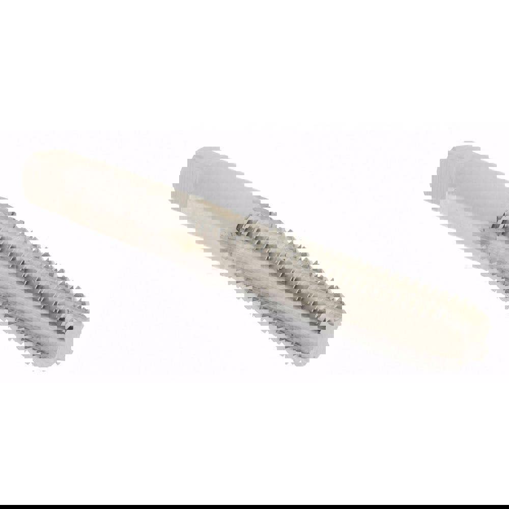 Straight Flute Tap: 5/16-18 UNC, 4 Flutes, Bottoming, 3B Class of Fit, High Speed Steel, Bright/Uncoated