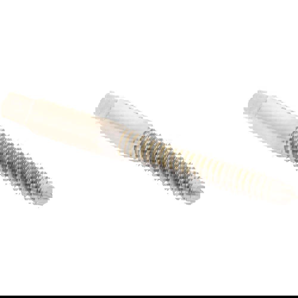 Straight Flute Tap: 5/16-18 UNC, 2 Flutes, Plug, 3B Class of Fit, High Speed Steel, Bright/Uncoated