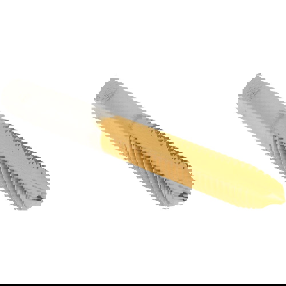 Spiral Point Tap: 5/16-18 UNC, 2 Flutes, Plug, High Speed Steel, TiN Coated