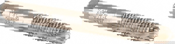 Spiral Point Tap: 5/16-18 UNC, 2 Flutes, Plug, 3B Class of Fit, High Speed Steel, Bright Finish