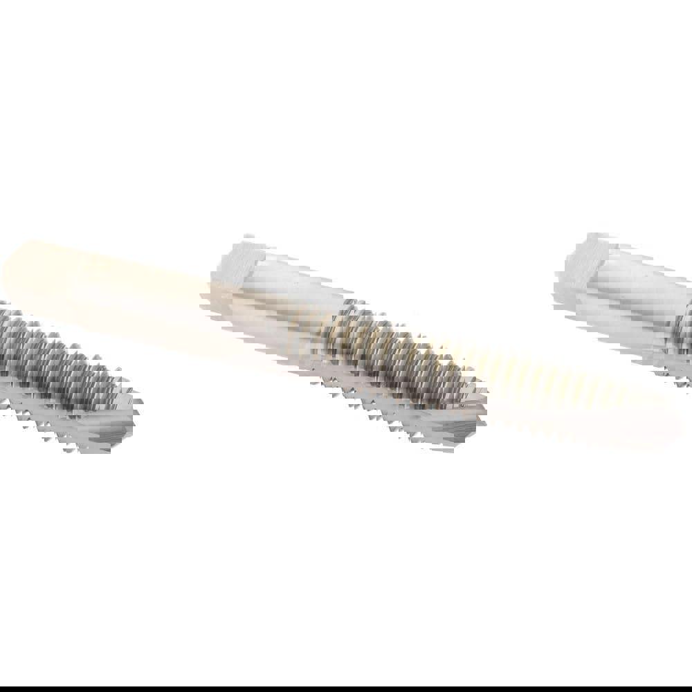 Spiral Point Tap: 5/16-18 UNC, 2 Flutes, Plug, 2B Class of Fit, High Speed Steel, Bright Finish