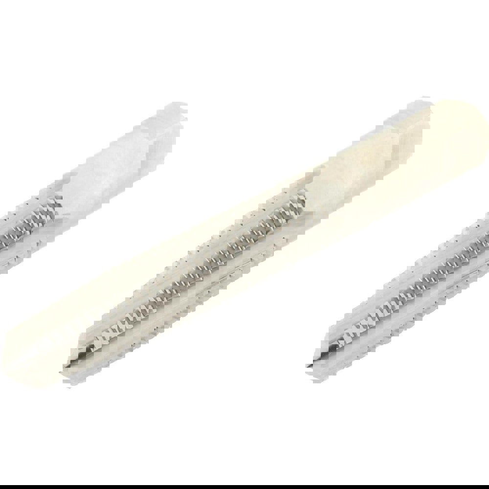 Straight Flute Tap: 3/8-16 UNC, 4 Flutes, Taper, High Speed Steel, Bright/Uncoated