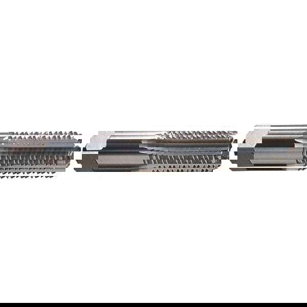 Straight Flute Tap: 3/8-16 UNC, 4 Flutes, Bottoming, High Speed Steel, Bright/Uncoated