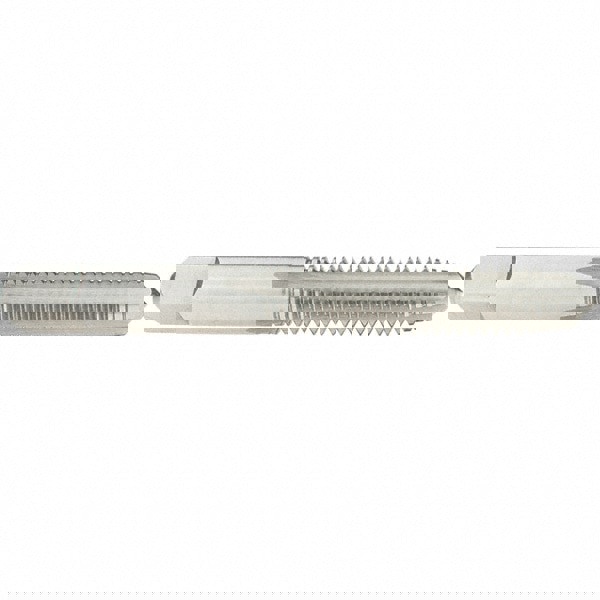 Straight Flute Tap: 3/8-16 UNC, 4 Flutes, Plug, 3B Class of Fit, High Speed Steel, Bright/Uncoated