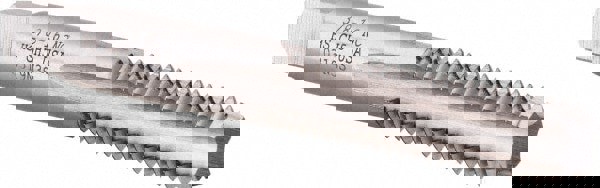 Straight Flute Tap: 3/8-16 UNC, 4 Flutes, Bottoming, 2B Class of Fit, High Speed Steel, Bright/Uncoated