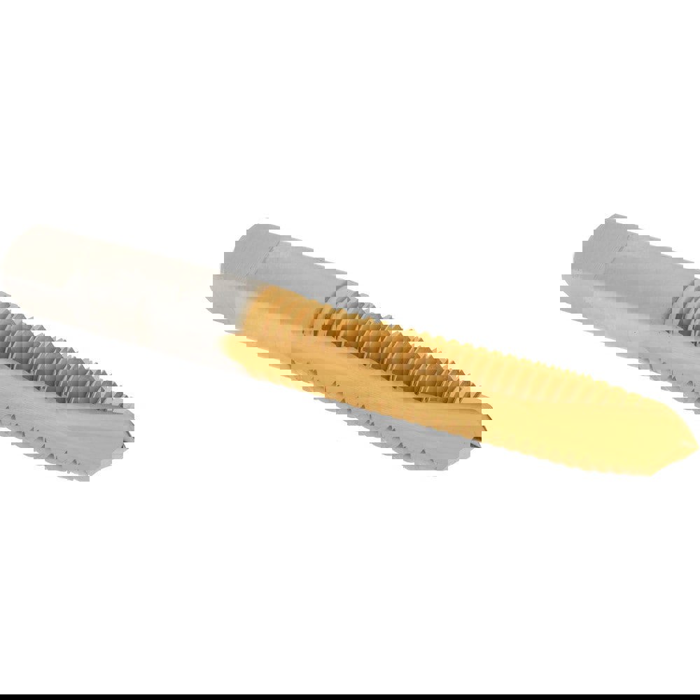 Spiral Point Tap: 3/8-16 UNC, 3 Flutes, Plug, 3B Class of Fit, High Speed Steel, TiN Coated