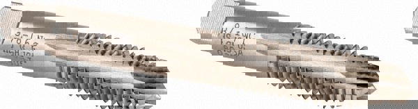 Spiral Point Tap: 3/8-16 UNC, 3 Flutes, Plug, 3B Class of Fit, High Speed Steel, Bright Finish