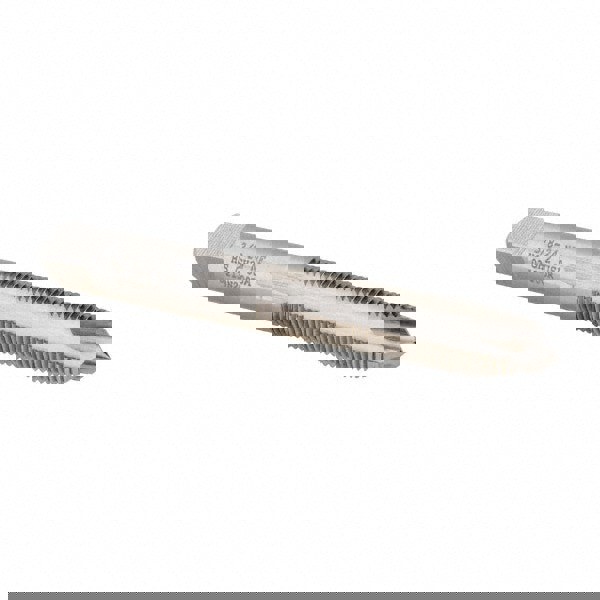 Spiral Point Tap: 3/8-24 UNF, 3 Flutes, Plug, High Speed Steel, Bright Finish