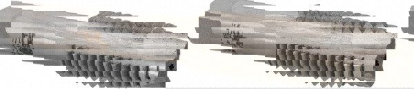 Spiral Point Tap: 7/16-14, UNC, 3 Flutes, Plug, High Speed Steel, Bright Finish