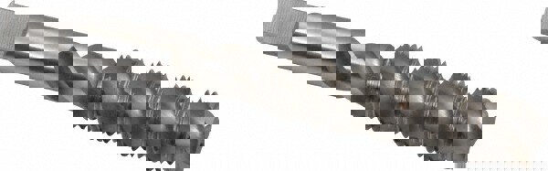 Spiral Flute Tap: 7/16-20, UNF, 3 Flute, Plug, High Speed Steel