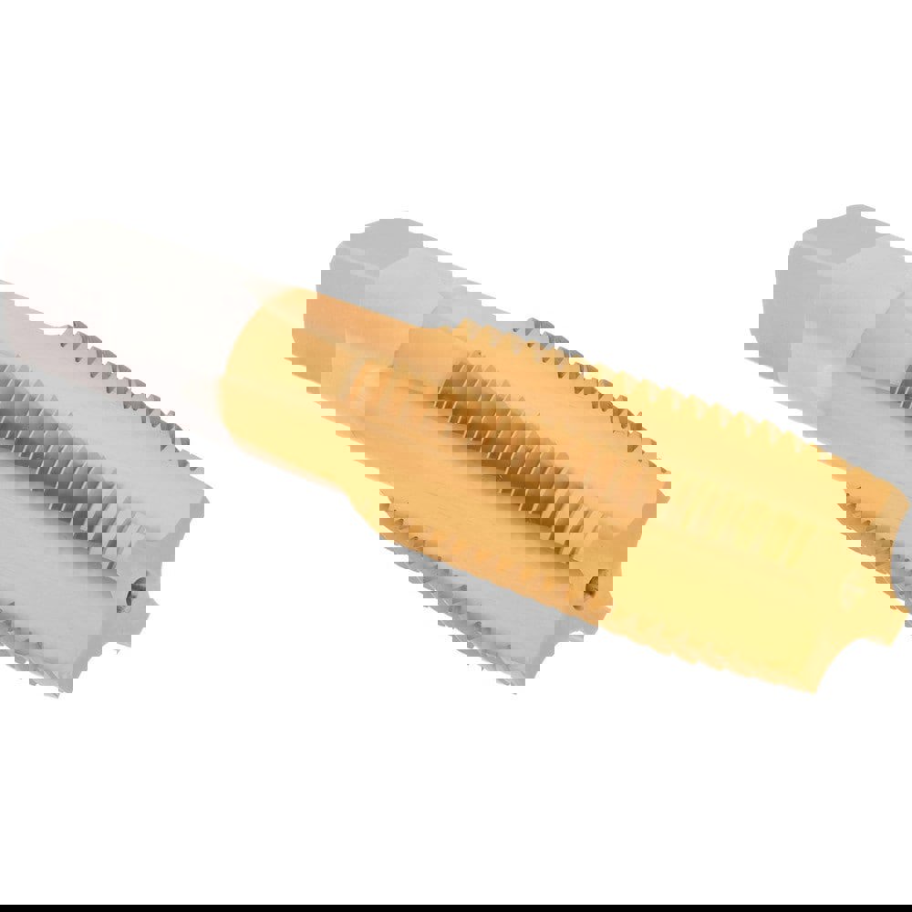 Straight Flutes Tap: 1-1/8-7, UNC, 4 Flutes, Plug, 3B, High Speed Steel, TiN Finish