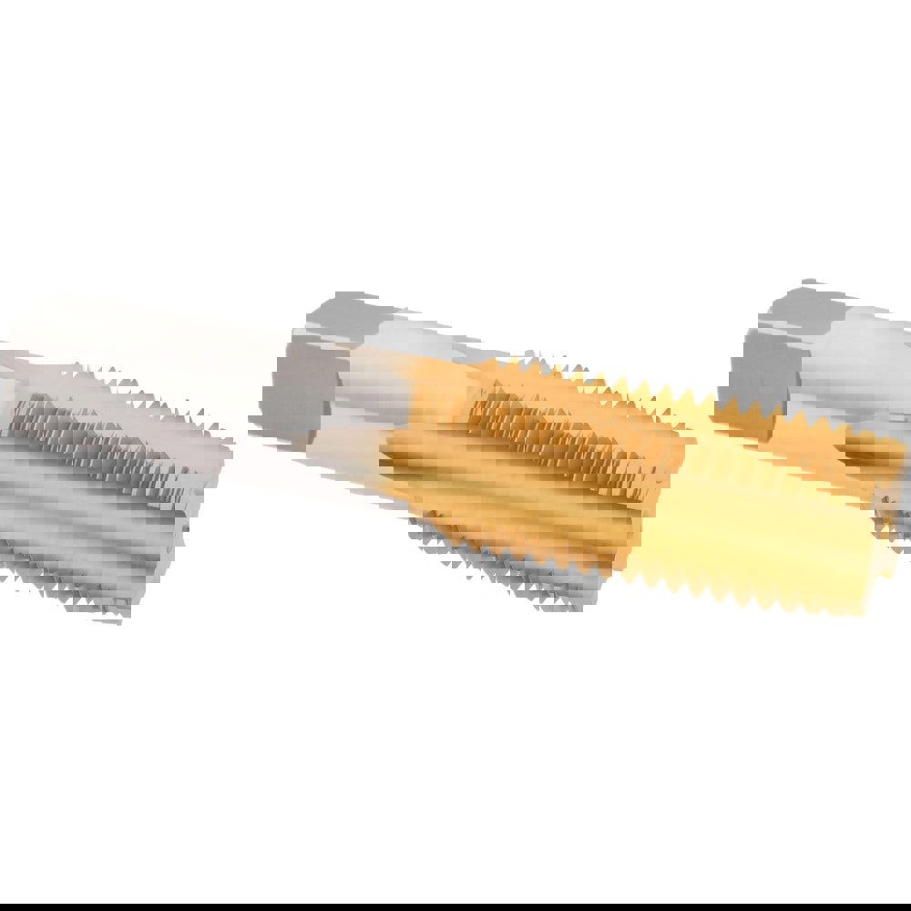 Straight Flutes Tap: 1-1/4-7, UNC, 4 Flutes, Plug, 3B, High Speed Steel, TiN Finish