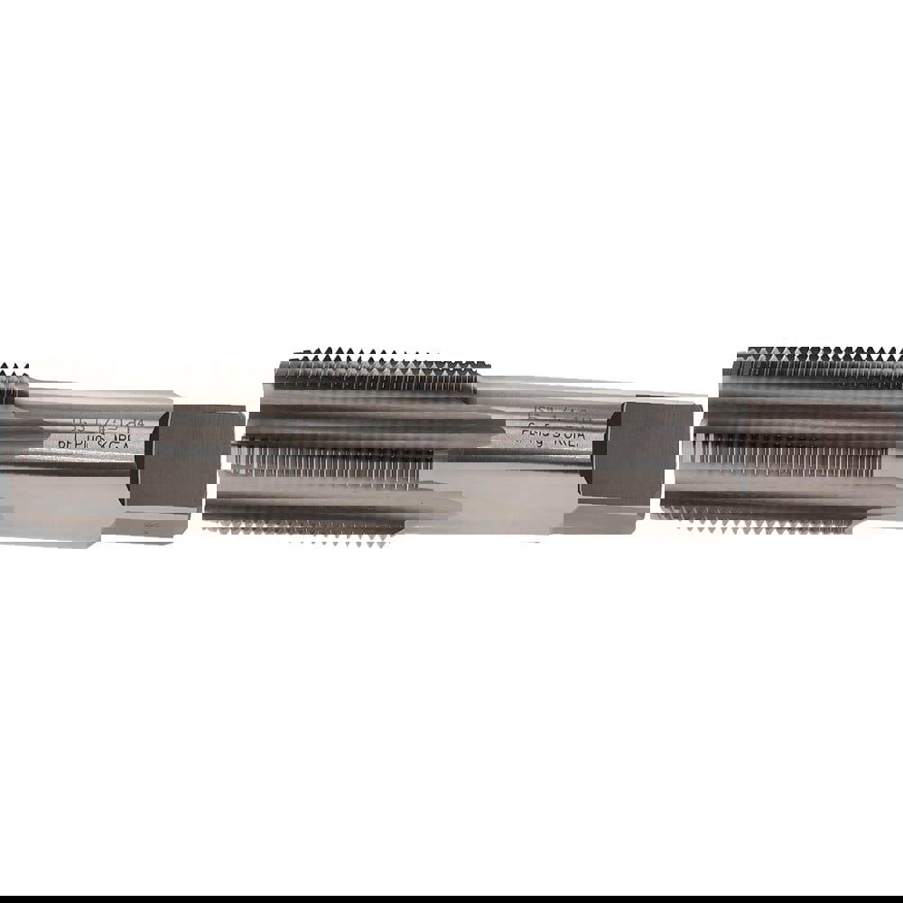 Straight Flute Tap: 1-1/4-12 UNF, 6 Flutes, Plug, 3B Class of Fit, High Speed Steel, Bright/Uncoated