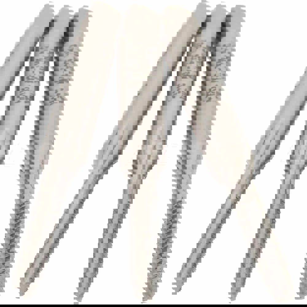 Tap Set: #2-56 UNC, 3 Flute, High Speed Steel, Bright Finish