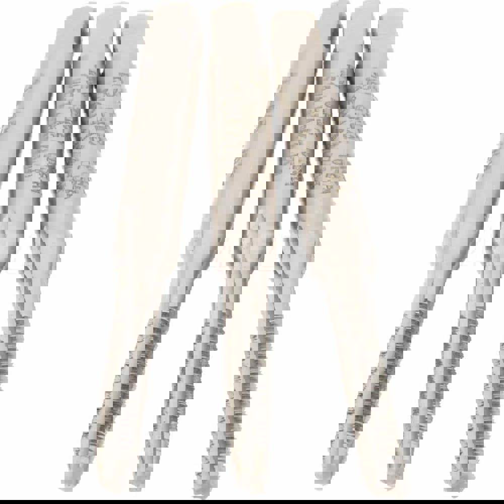 Tap Set: #3-48 UNC, 3 Flute, High Speed Steel, Bright Finish