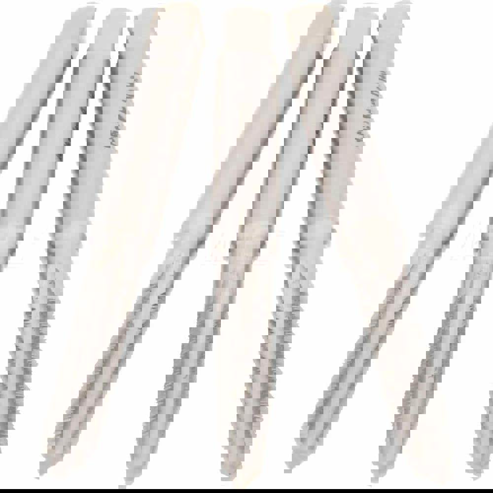 Tap Set: #4-40 UNC, 3 Flute, High Speed Steel, Bright Finish