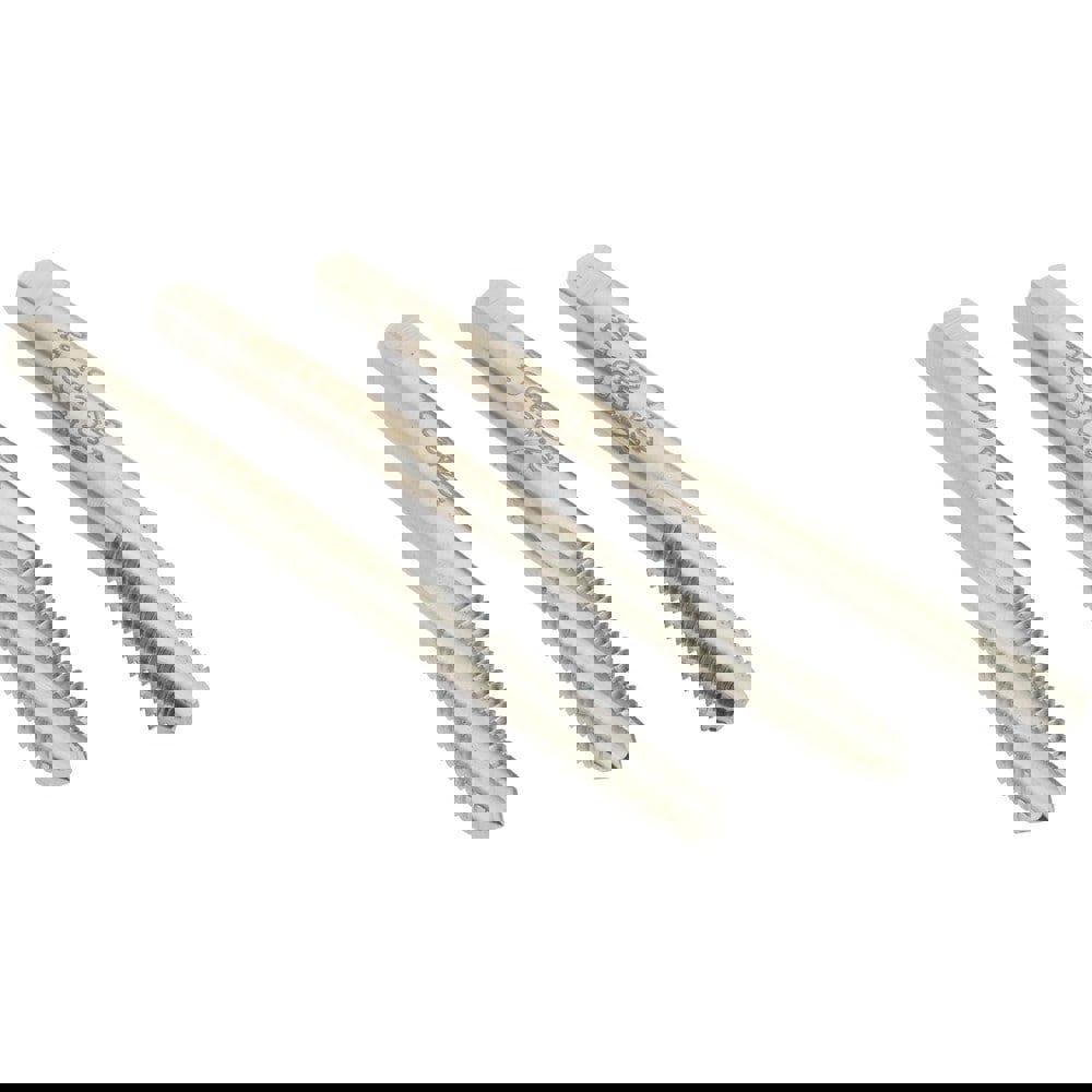 Tap Set: #6-40 UNF, 3 Flute, High Speed Steel, Bright Finish