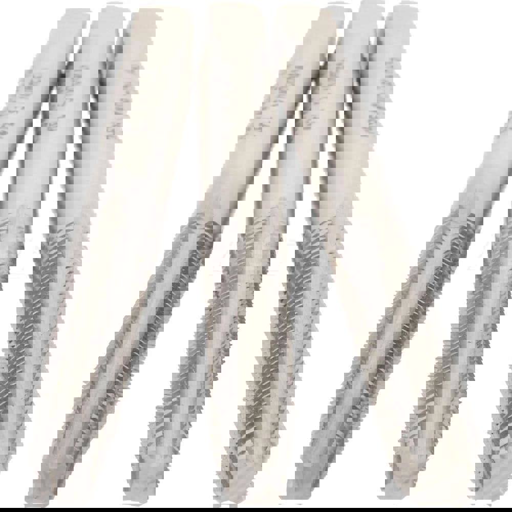 Tap Set: #10-24 UNC, 4 Flute, High Speed Steel, Bright Finish